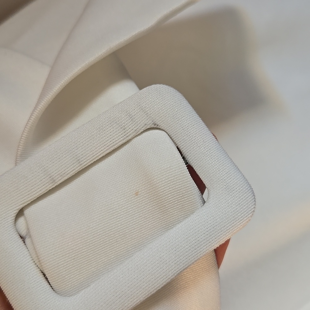 ASOS White Mini Dress with Belt - Picture 7 of 7